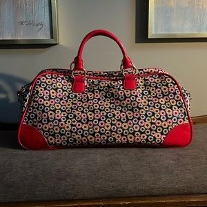 Vera Bradley YTB You're The Best Frill Symphony in Hue Travel Bag